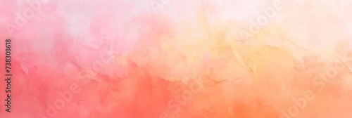 Abstract wallpaper of a pink and orange and peach fuzz pantone gradient. Mesmerizing masterpiece capturing the vibrant hues of a peach and orange sunset, evoking feelings of warmth and creativity © MiniMaxi