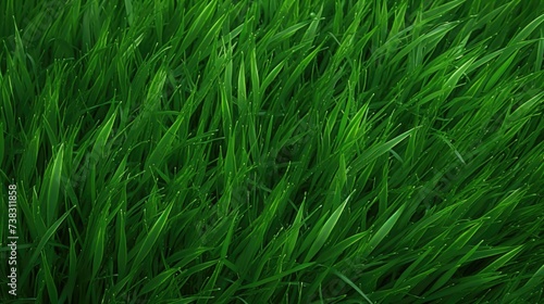 The background of the grass is in Green color.