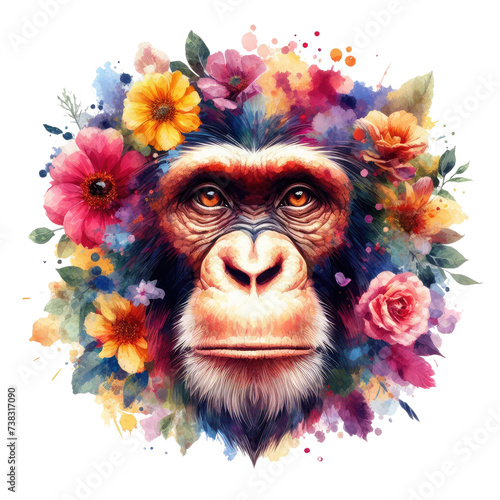 Wallpaper Mural wild illustration vector art generative ai Torontodigital.ca