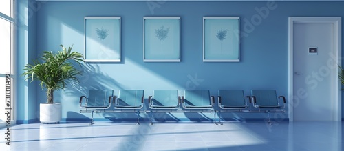 Naklejka waiting room's interior