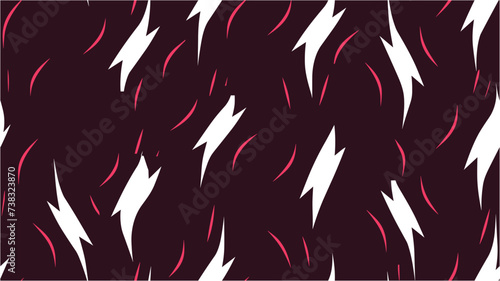 Thunderbolt wallpaper. Vector childish surface. Vector illustration. Hand drawn retro groovy elements. The High voltage symbol repeated on grey background. Lighting strike. Seamless.