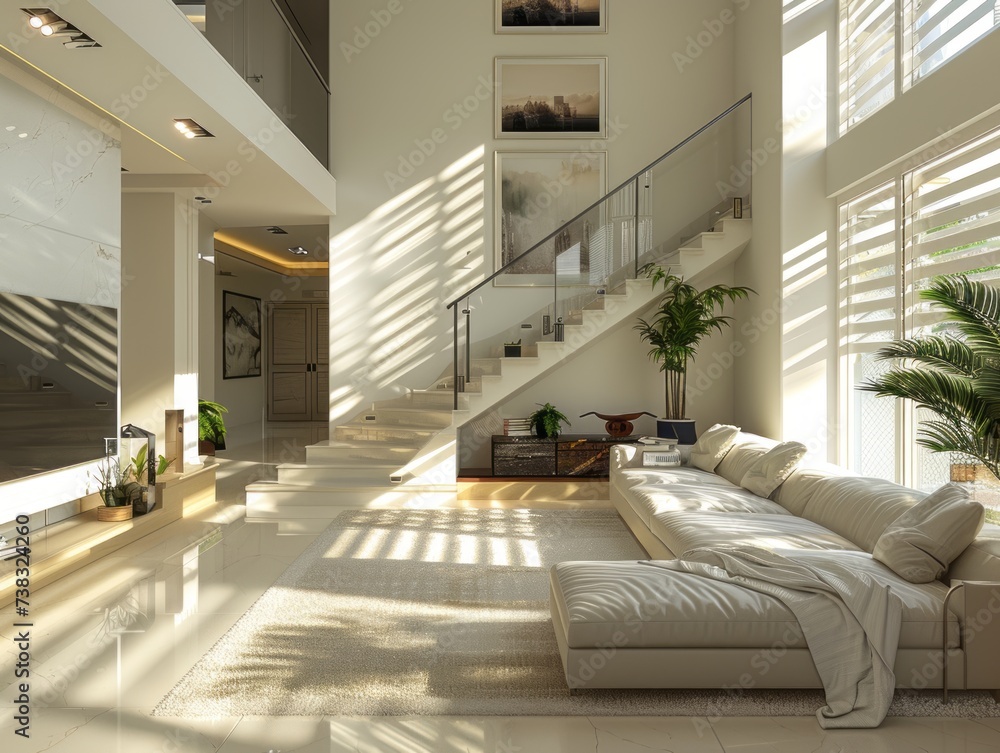 Luxurious Bright Modern Interior Luxurious Bright Modern Interior