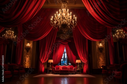 Royal Renaissance Revelry: Velvet Drapes and Chan