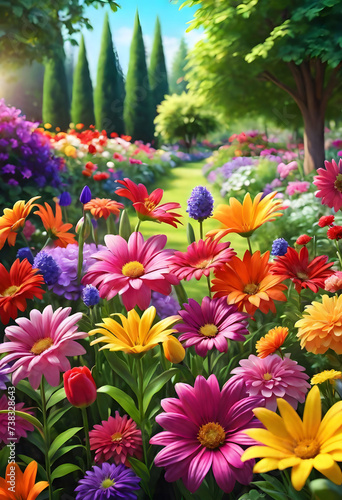 flowers in the garden