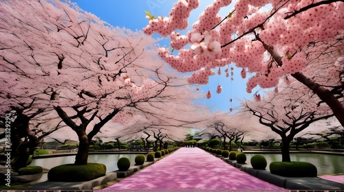  Japanese Cherry Blossom Garden