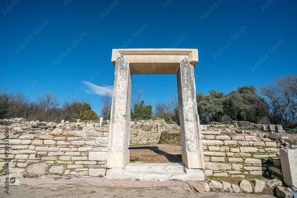 Scenic views from Stratonikeia, which hosted many civilizations from antiquity to modern times, is one of the significant archaeological sites in Asia Minor and has unique characteristics in Turkey.