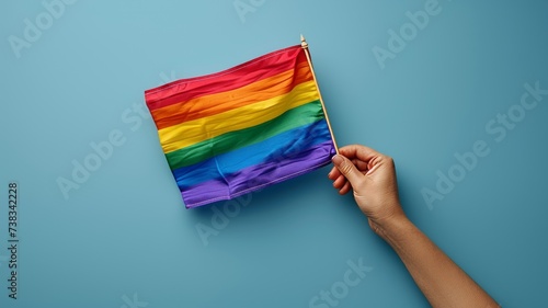 flag of colors of the gay community