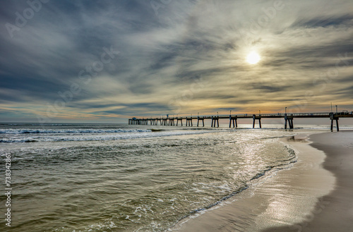  Winter Beach Sunset 