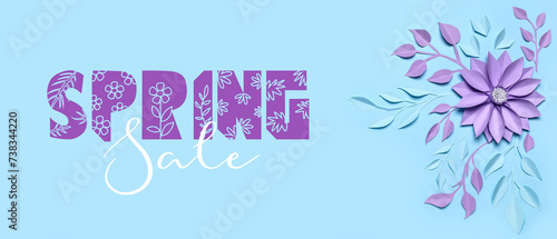 Banner with text SPRING SAL...