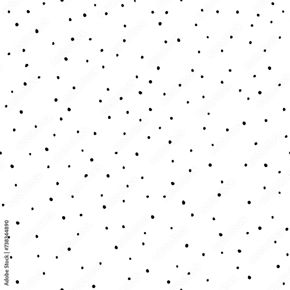 Vector Seamless Background with Speckle Dots. Polka Dot Pattern. Grit Granules Texture. Random Doodle Hand Drawn Freckles Vector Seamless Background with Speckle Dots. Polka Dot Pattern. Grit Granules Texture. Random Doodle Hand Drawn Freckles