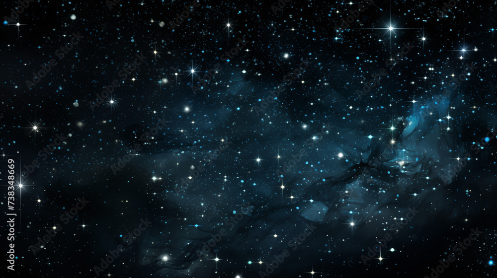 Obraz premium Majestic Deep Space Nebula: Cosmic Tapestry of Star Formation