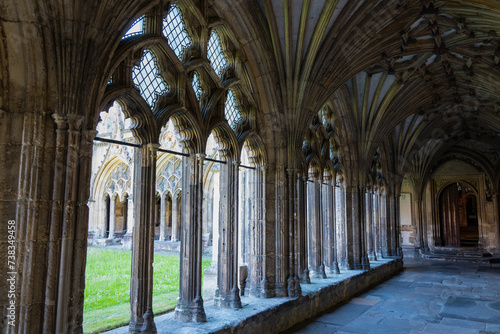 Stunning details on the arcades and tracery that surround beautiful cloister