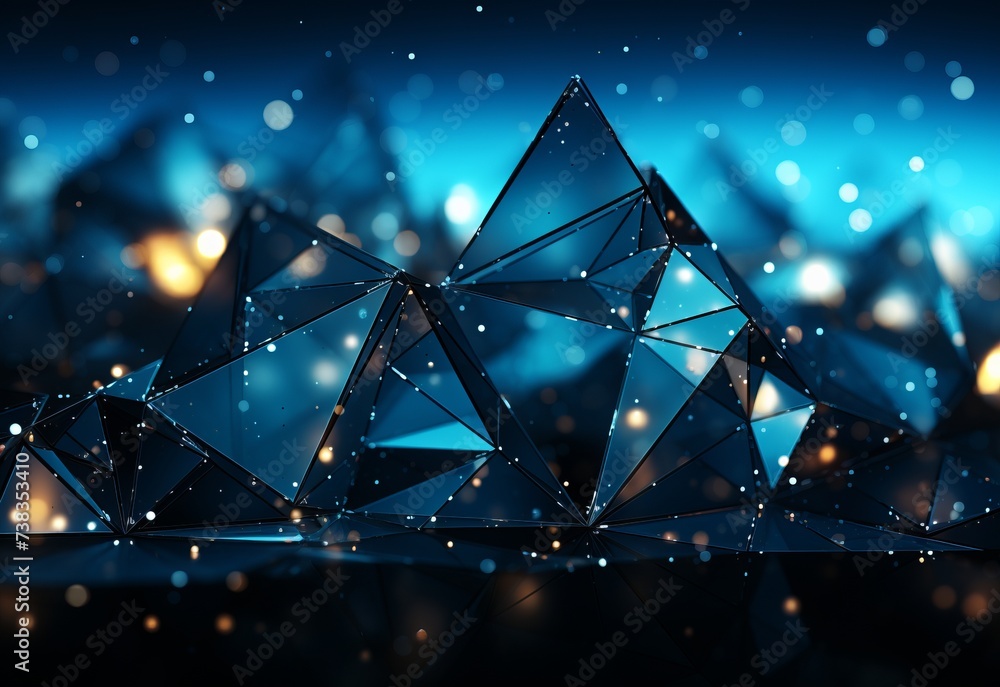 Global connection internet technology Futuristic network lines and triangles background Abstract geometric grid pattern Global connection internet technology Futuristic network lines and triangles background Abstract geometric grid pattern
