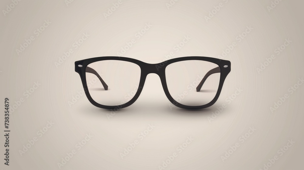 A basic vector icon of glasses, presented as a simple isolated symbol. It's depicted as a black pictogram against a grey background A basic vector icon of glasses, presented as a simple isolated symbol. It's depicted as a black pictogram against a grey background