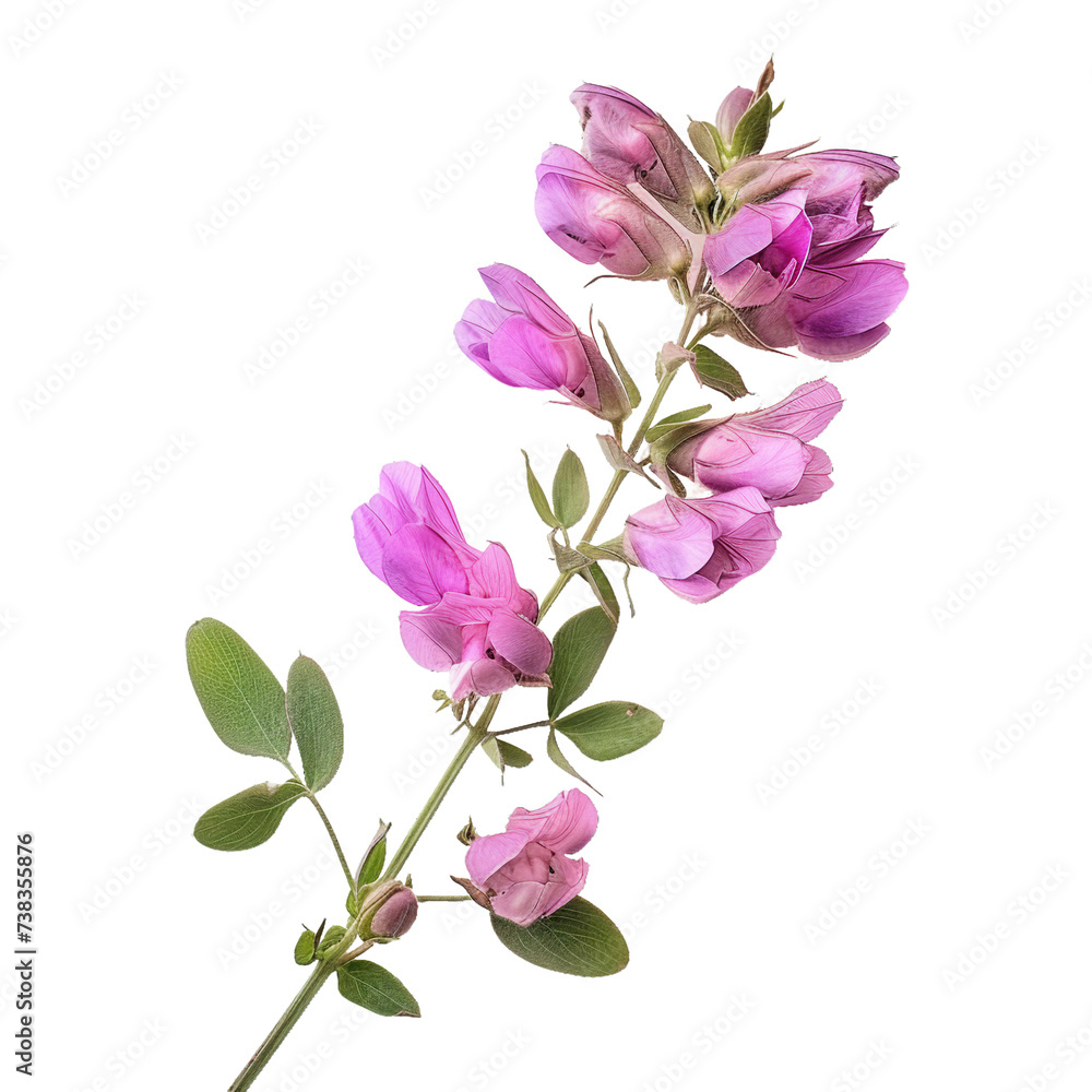 Astragalus, transparent background, isolated image, generative AI Astragalus, transparent background, isolated image, generative AI