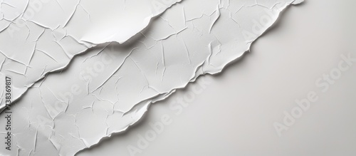 White paper sheet with a textured surface.