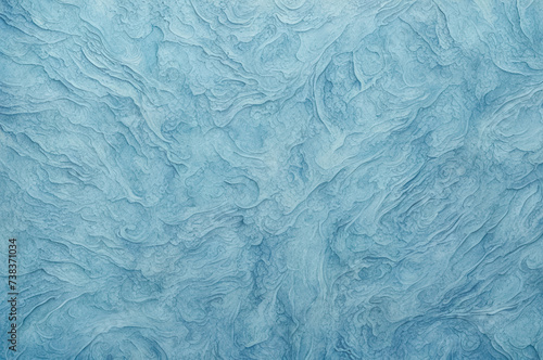 Nebules blue texture decorative Venetian stucco for backgrounds.