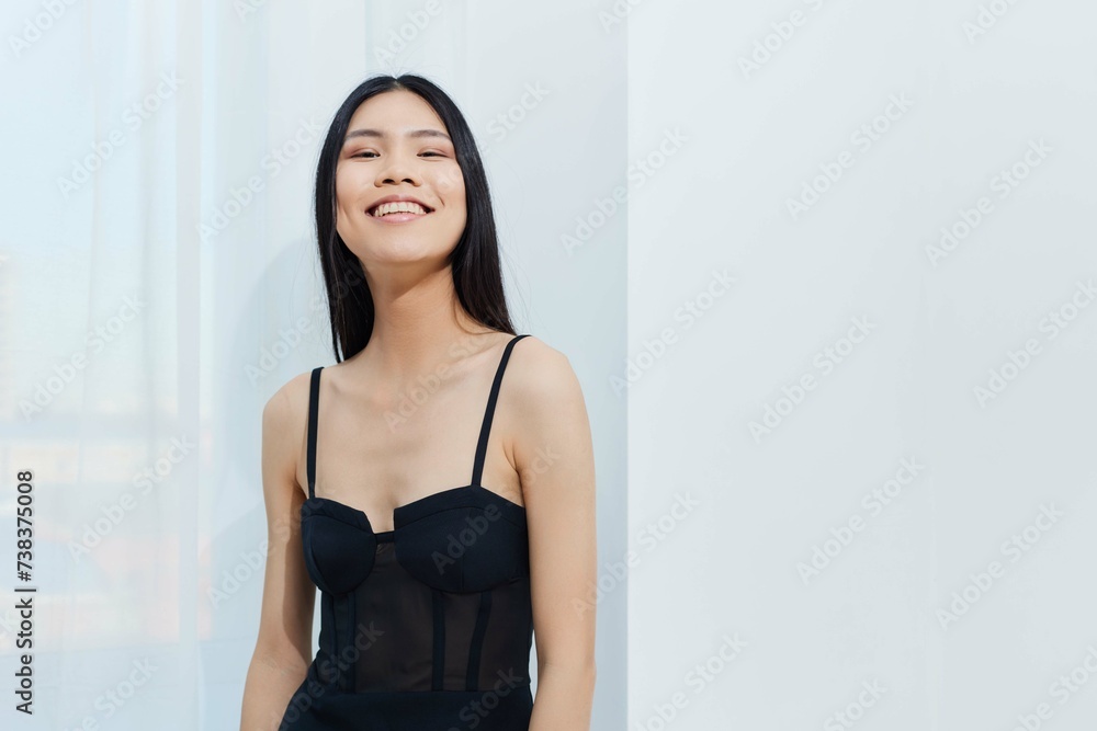 Fashion woman portrait hair beauty asian glamour Fashion woman portrait hair beauty asian glamour