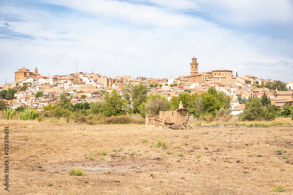 a view of Calahorra city, province of La Rioja, Spain