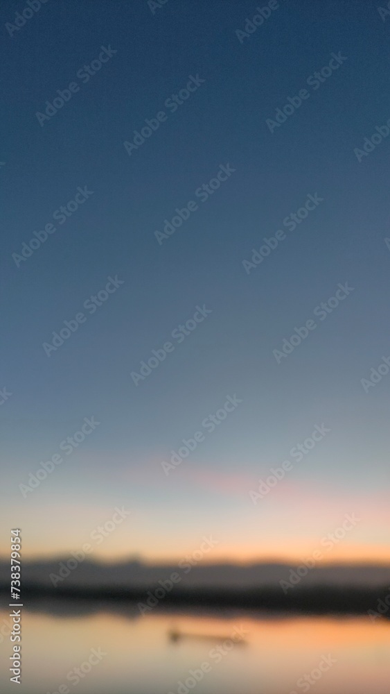 Naklejka premium Beautiful mornings at Malabon