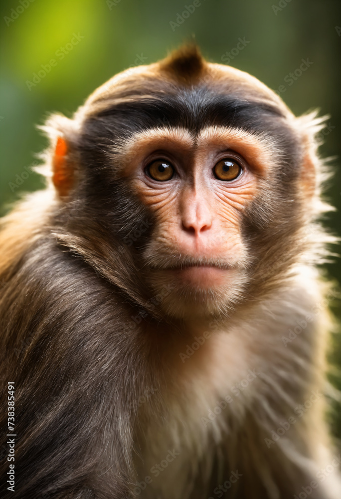 Cute Monkey Portrait in Jungle
Cute Monkey Portrait in Jungle