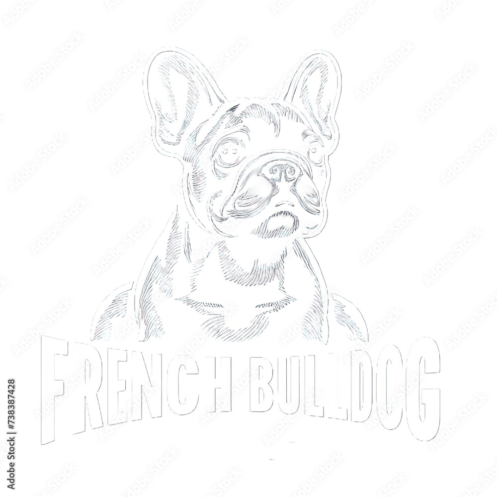 French Bulldog, dog portrait, pet illustration, bulldog art, canine graphic, animal drawing, vector art, dog breed, pet lover, French Bulldog art, vintage illustration, dog design, black and white