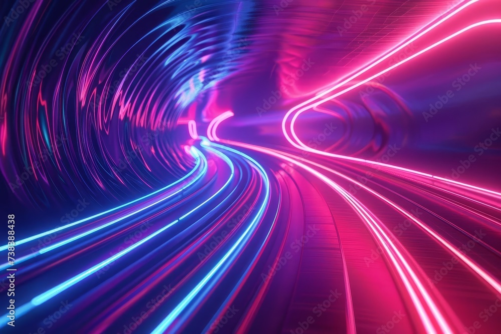 Grand visual of a neon wave Capturing the essence of energy and motion in a digital era. dynamic and captivating. Grand visual of a neon wave Capturing the essence of energy and motion in a digital era. dynamic and captivating.