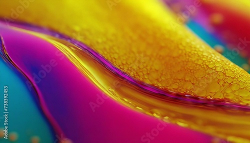 Abstract background texture of oil or petrol liquid flow, liquid metal close up © adobedesigner