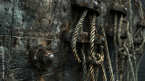  Generative AI. wallpaper texture nautical ropes trino crossfit