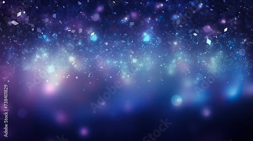 outer space. Abstract illustration with many lights on black background. Shining star. Decoration for holiday design. © @_ greta