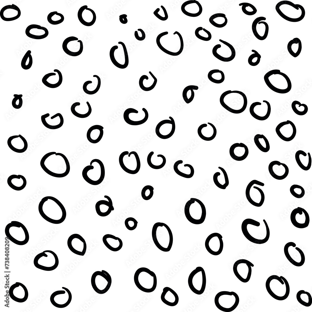 Simple texture with cartoon circles or rounded figures or water drops or many bubbles Simple texture with cartoon circles or rounded figures or water drops or many bubbles
