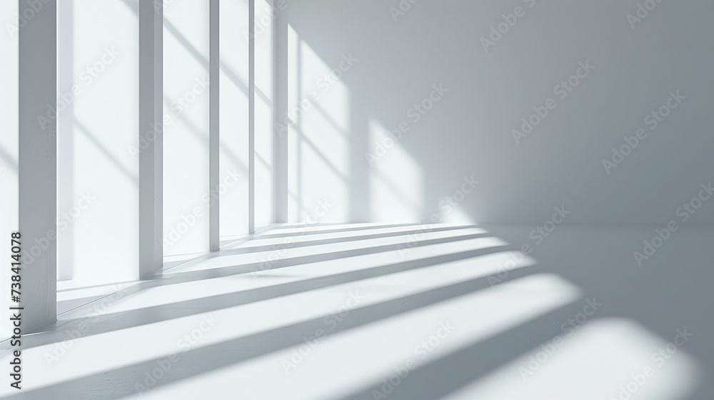 Fototapeta premium sombras fortes em um fundo branco