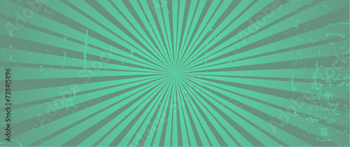 radial sunburst stripe with grunge texture effect, eps vector illustration for background, template, vintage