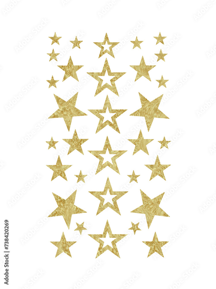 golden stars on white background golden stars on white background