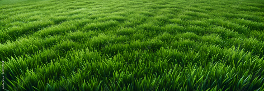 A field of green with a detailed grass texture, offering a serene and vibrant backdrop for various uses.
Generative AI. A field of green with a detailed grass texture, offering a serene and vibrant backdrop for various uses.
Generative AI.