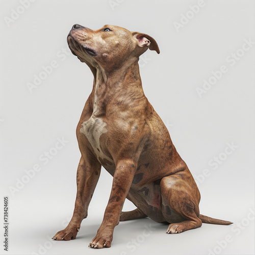 アメリカン・ピットブルのイメージ - image of American Pit Bull - No2-5 Generative AI photo