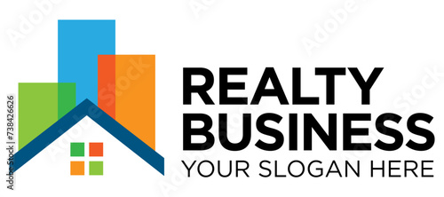 Real estate business logo design