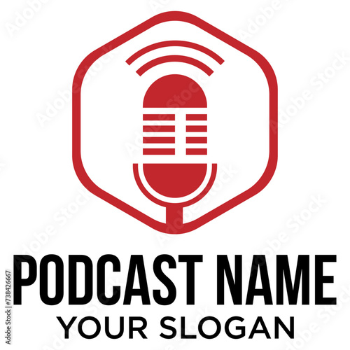 microphone icon vector illustration
