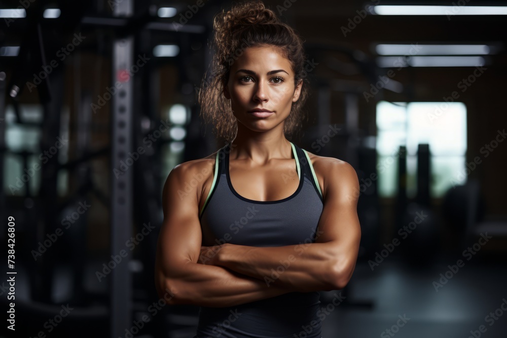 Capturing the Essence of a Female Professional Athlete: Sweating and Determined After a Rigorous Training Session Capturing the Essence of a Female Professional Athlete: Sweating and Determined After a Rigorous Training Session