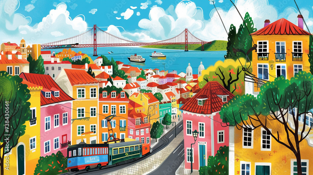A Lisbon illustration A Lisbon illustration