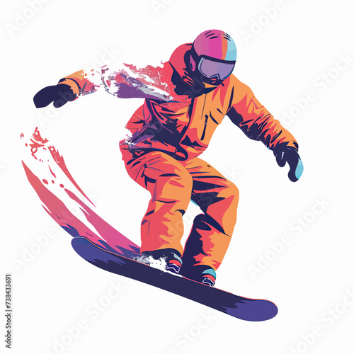 snowboarder jumping in the air