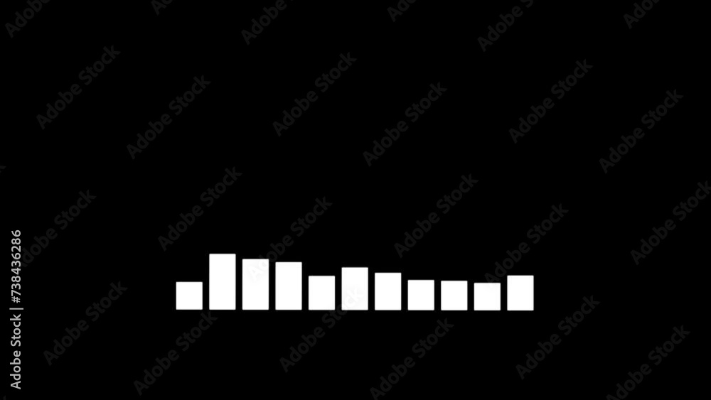 Audio spectrum animation Audio spectrum animation