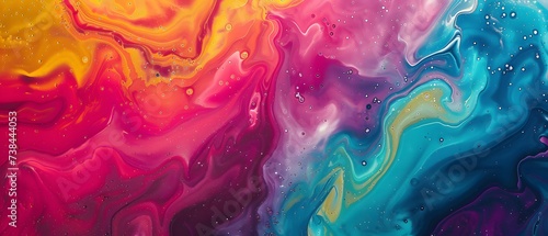 a colorful liquid that looks like water