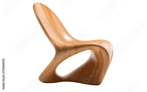 Ash Chair Isolated Isolated on Transparent Background PNG.