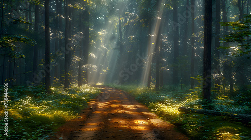 Whispers of Nature Enchanting Forest Paths