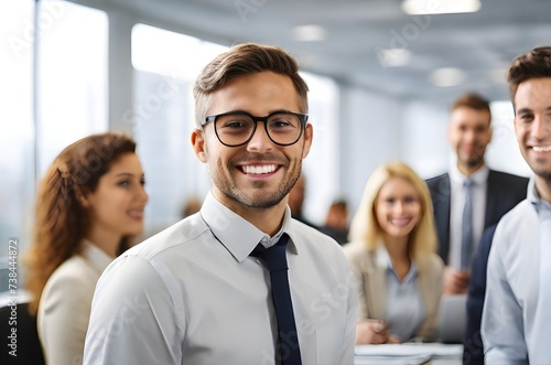 Corporate Business Communication With Customer and General People AI Generative