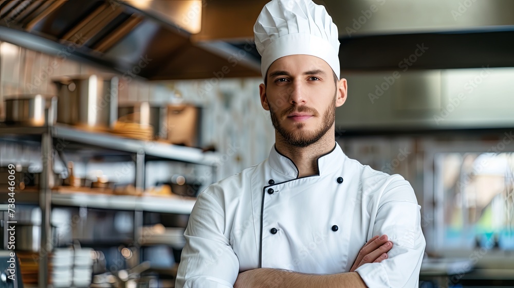 Young man cook restaurant kitchen chef wallpaper background Young man cook restaurant kitchen chef wallpaper background