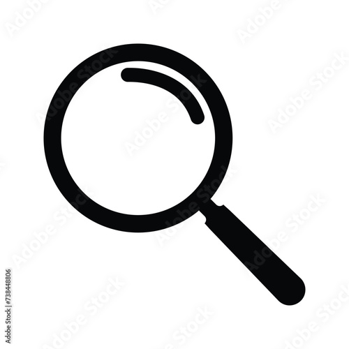 Search magnifier icon photo