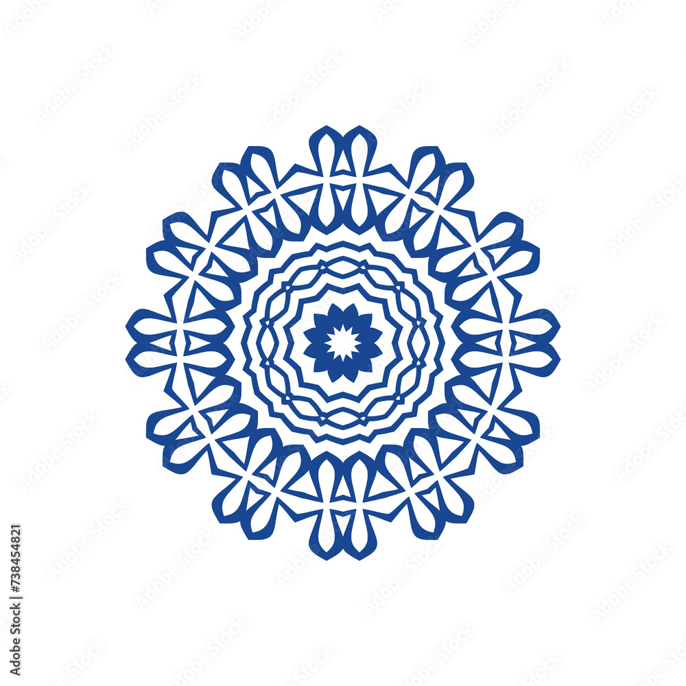 Abstract Motif Pattern Ornament design vector. Islamic pattern. Mandala design.