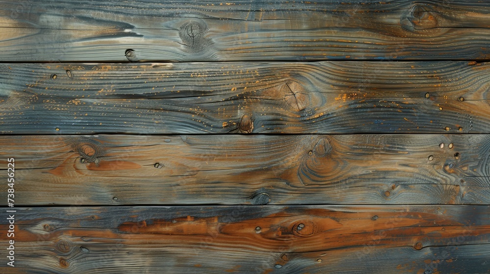 Naklejka premium Painted wooden texture old grunge rustic wall wallpaper background